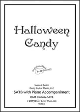 Halloween Candy SATB choral sheet music cover